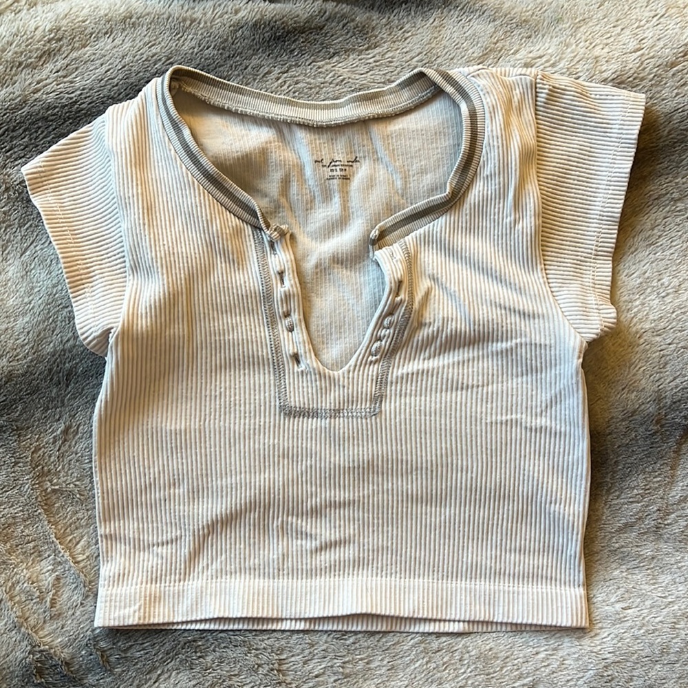 UO Go For Gold White Top